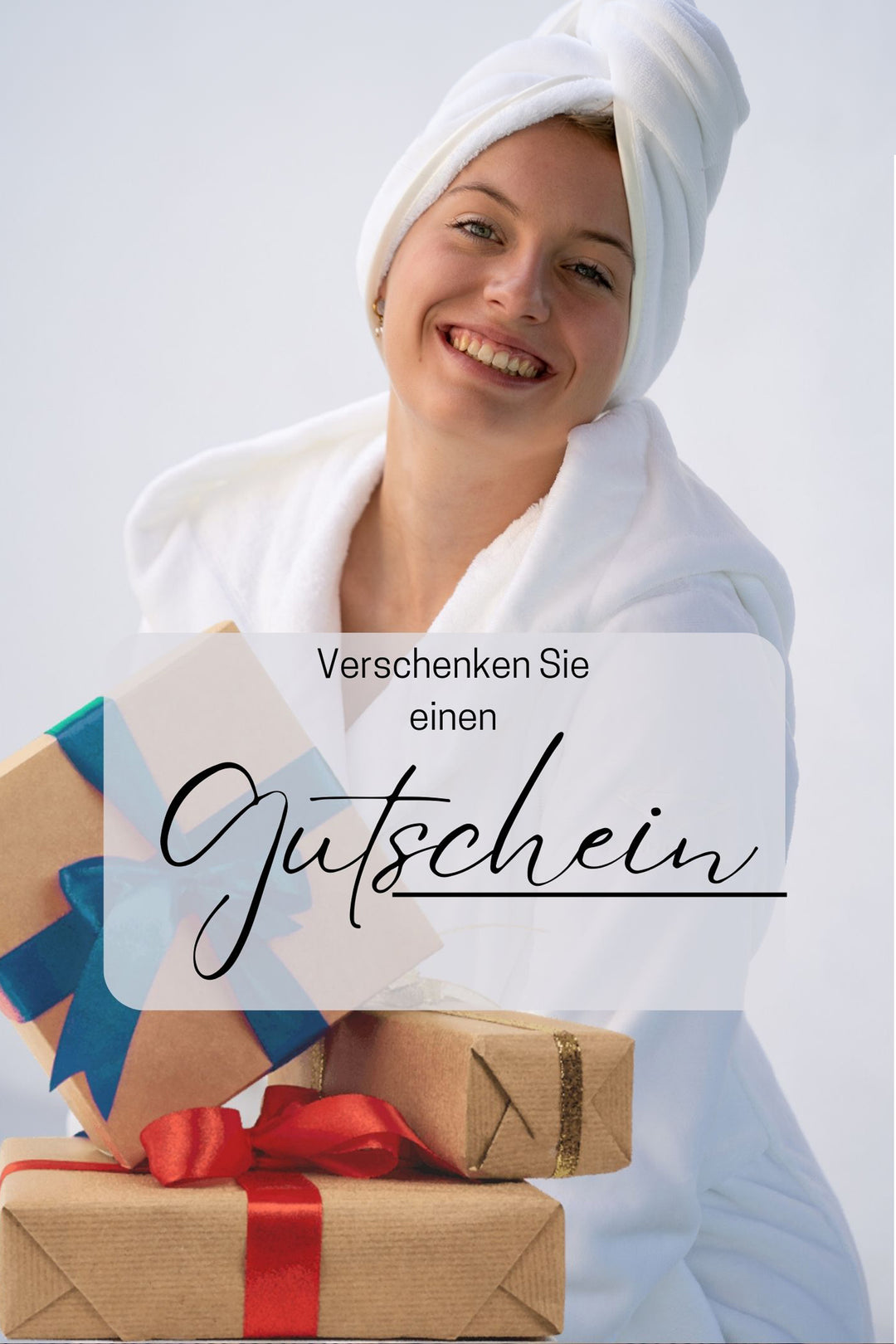 Guschein verschenken Bademantelgutschein Geschenkgutschein für Luxusbademantel