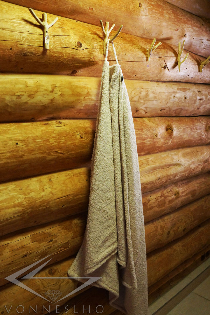 großes flauschiges Saunahandtuch Badehandtuch extra lang